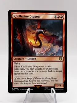 Knollspine Dragon 0224 Commander Lord Of The Rings LTC MTG NM - Image 1