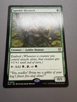 Ignoble Hierarch Commander Lorwyn Eclipsed MTG ECC R 0052 NM Regular - Image 1