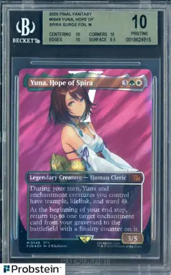 #1 2025 MTG Final Fantasy Surge Foil #0549 Yuna Hope of Spira BGS 10 PRISTINE - Image 1