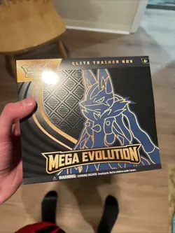 Pokemon TCG Mega Evolution Lucario Elite Trainer Box Factory Sealed - Image 1