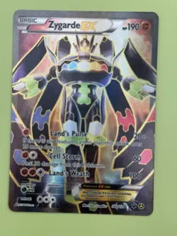 Zygarde EX 54a/124 Fates Collide Alternate Full Art Promo NM Near Mint Pokemon - Image 3