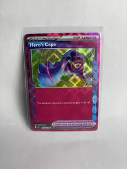 Hero's Cape - Pokemon Temporal Forces ACE SPEC Holo Rare 152/162 - NM/MINT! - Image 1