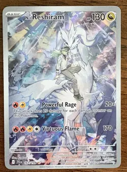 Pokemon TCG N's Reshiram 167/159 Journey Together IR - Image 1