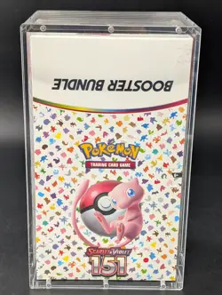 Pokemon 151 SV3.5 Booster Bundle Display Factory Sealed Case W/Acrylic Case - Image 1