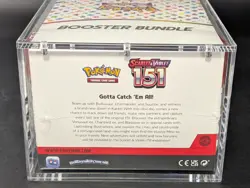 Pokemon 151 SV3.5 Booster Bundle Display Factory Sealed Case W/Acrylic Case - Image 3