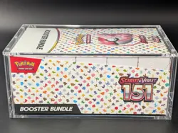 Pokemon 151 SV3.5 Booster Bundle Display Factory Sealed Case W/Acrylic Case - Image 4
