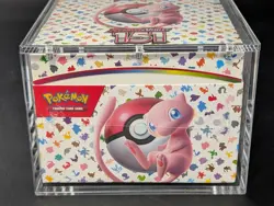 Pokemon 151 SV3.5 Booster Bundle Display Factory Sealed Case W/Acrylic Case - Image 5