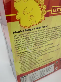 Pokemon Vivid Voltage Elite Trainer Box ETB Sealed- Corner Ding & Tear In Wrap 820650807688 - Image 4