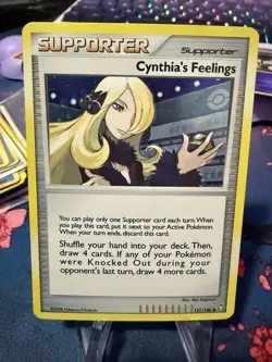 2008 Pokemon Legends Awakened Cynthia's Feelings 131/146 Cosmos Holo Card (NM) - Image 1
