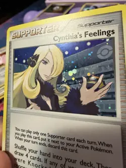 2008 Pokemon Legends Awakened Cynthia's Feelings 131/146 Cosmos Holo Card (NM) - Image 2