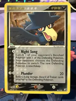 Pokemon TCG Murkrow Unseen Forces 30/115 Reverse Holo Rare Basic 70HP Nintendo - Image 1