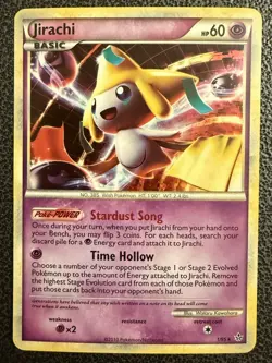 Jirachi 1/95 Holo Rare HGSS Unleashed Pokemon Holo NM - Image 1