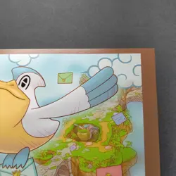 Pelipper Pokemon Mystery Dungeon Postcard Japanese Rare Nintendo From Japan F/S - Image 3