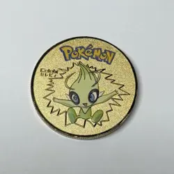 NEW Pokemon Celebi Premium High Quality Rare collectible Metal Gold Coin M/NM - Image 1
