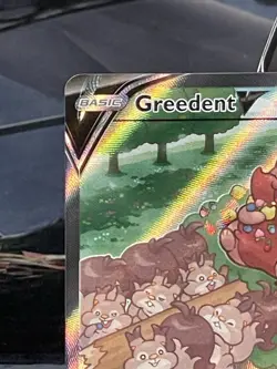 Pokemon Greedent v Alternate Full Art Holo Card 257/264 Swsh08: Fusion Strike - Image 3