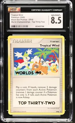Pokemon 2009 Tropical Wind WC Top32 Black Star Promos #DP48 CGC 8.5 - Image 1