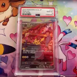 PSA 10 Pikachu Art Rare 173/165 Pokemon 151 Japanese 2023 GEM MINT - Image 1