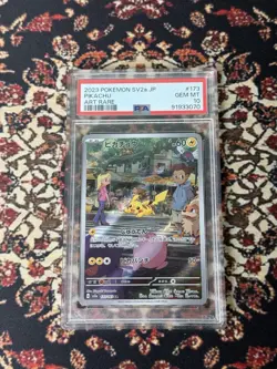 PSA 10 Pikachu 173/165 Sv2a: Pokemon Card 151 Holo IR (Japanese) GEM MINT - Image 1