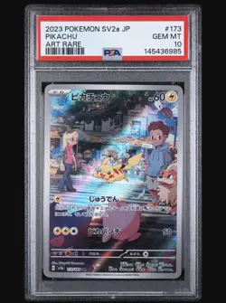 2023 POKEMON JAPANESE SV2a-POKEMON 151 173 PIKACHU ART RARE | PSA 10 - Image 1