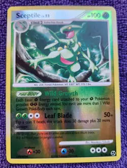 Sceptile 8/106 Great Encounters Reverse Holo Rare Pokemon *NICE* - Image 1