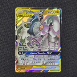 Pokemon Arceus & Dialga & Palkia GX 156/236 Sm-Cosmic Eclipse Holo, Mint! - Image 5