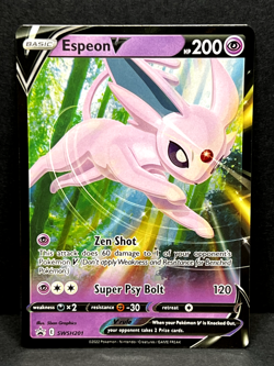 Pokemon TCG Espeon V Black Star Promo SWSH201 Holo Promo - NM - Image 1