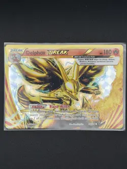 Pokemon Delphox BREAK 14/124 XY Fates Collide Holo Rare TCG - NM - Image 1