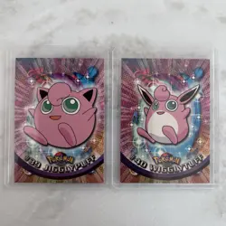 1999 Topps TV Pokemon #39 Jigglypuff and #40 Wigglytuff - Image 1