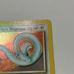 Pokemon TCG Erika's Dragonair Gym Heroes Holo Rare 4/132 Wizards 2000 Unlimited - Image 5