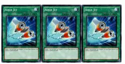 Yugioh- 3X Aqua Jet - Common - Unlimited - GENF-EN048 - Near Mint - Image 1