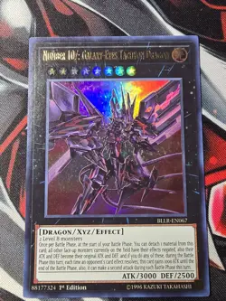 Yugioh! Number 107: Galaxy Eyes Tachyon Dragon - BLLR-EN067 1ST ED ULTRA - NM - Image 1