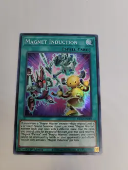 Yu-Gi-Oh! TCG Magnet Induction King's Court KICO-EN009 1st Edition Super Rare - Image 1