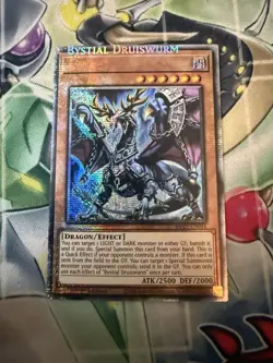 Yu-Gi-Oh! Misprint Bystial Druiswurm Mega Pack 2025 Starlight Rare - Image 1