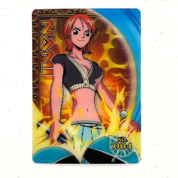 S0925 Nami 3D Collection Card One Piece 10th Anniversary Animation Card - Image 1