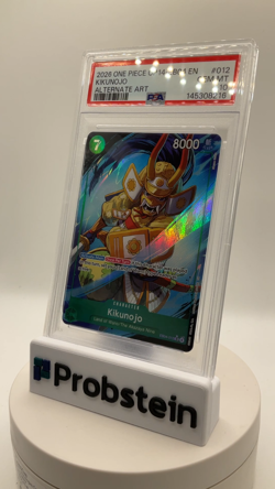 2026 One Piece OP14-EB04 EN Alternate Art #012 Kikunojo PSA 10 GEM MINT - Image 2