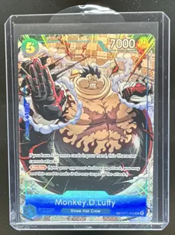 2025 One Piece Carrying On His Will Monkey D. Luffy Treasure Rare #OP11-058 - Image 1