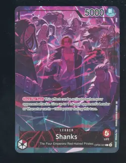 2025 One Piece 2nd Anniversary Promo Shanks #OP09-001 - Image 1