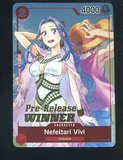 2023 One Piece Promo Pre-Release Winner ST01-009 Nefeltari Vivi - Image 1