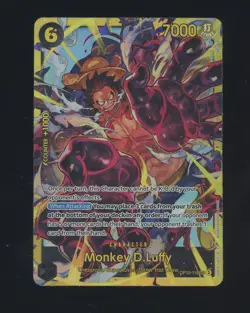 2025 ONE PIECE OP10-118 MONKEY D LUFFY ROYAL BLOOD ALT ART PARALLEL SEC - Image 1