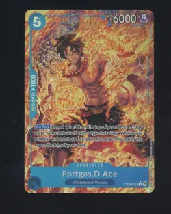 One Piece Portgas.D.Ace (Parallel) OP08-052 Two Legends Foil - Image 1