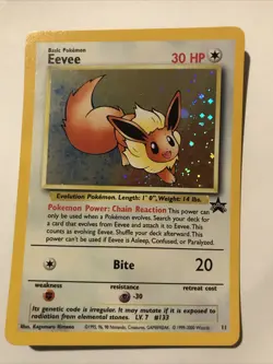 Pokemon Eevee Wizards Black Star Promo 11 Holo Card - Image 1
