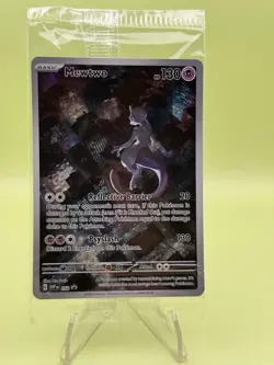 SEALED Pokemon TCG Mewtwo SVP 151 #052 Black Star Promo Card holo - Image 1