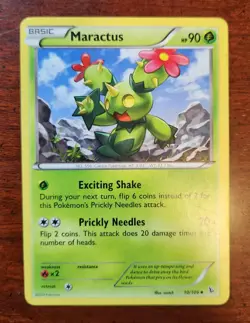 Uncommon Maractus Pokemon Card, Flashfire Set 10/106 - Image 1