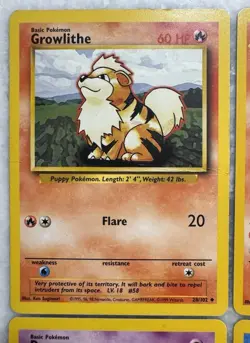 Pokemon Base Set Lot of 9 Unique Cards - Vintage - Ex Mint+ Charmeleon Drowzee - Image 2