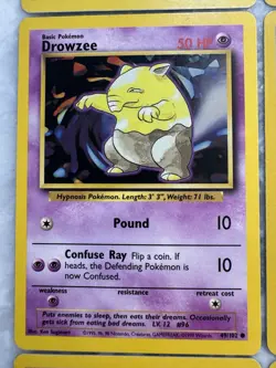 Pokemon Base Set Lot of 9 Unique Cards - Vintage - Ex Mint+ Charmeleon Drowzee - Image 5