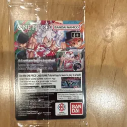 Bandai One Piece CCG Monkey.D.Luffy US Voyage Promo Full Art Holo Card 5000 - Image 2