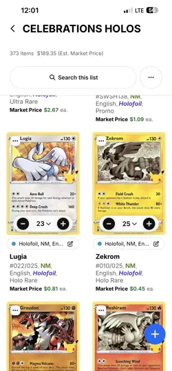 Celebrations Pokemon Card Lot 300+ Cards CHEAP - Image 3