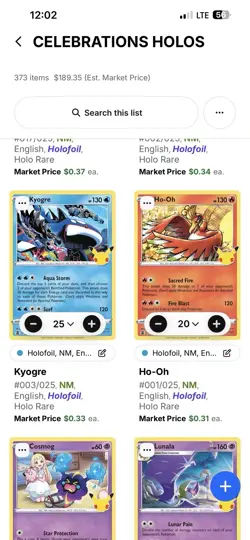 Celebrations Pokemon Card Lot 300+ Cards CHEAP - Image 5