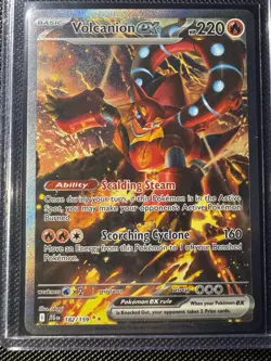 Volcanion EX 182/159 Pokemon TCG Journey Together Special Illustration Card - Image 1