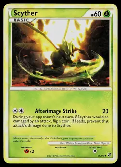 Pokemon Card - Scyther Undaunted 36/90 Uncommon - Image 1